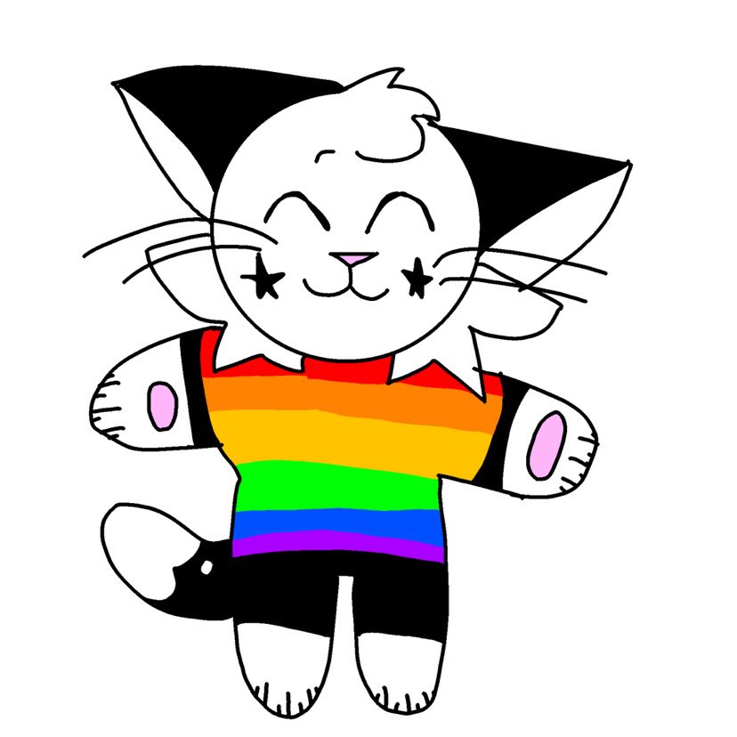 Hollistical's tweet photo. guys my little sister drew me a fursona 😭 https://t.co/BGxXIBVCBH