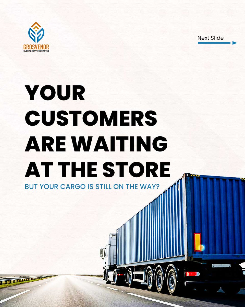 Grosvenorgsl's tweet image. Swipe and save to avoid delaying your customers. 

Our logistics team optimizes routes, reduces costs, and ensures your goods arrive on time, every time, and in perfect condition.

#logisticsoperations 
#GrosvenorGlobal