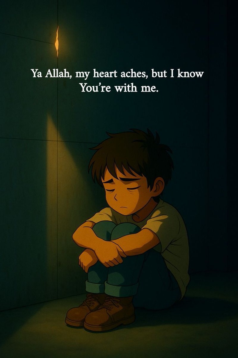 Ya Allah, my heart aches, but I know You’re with me