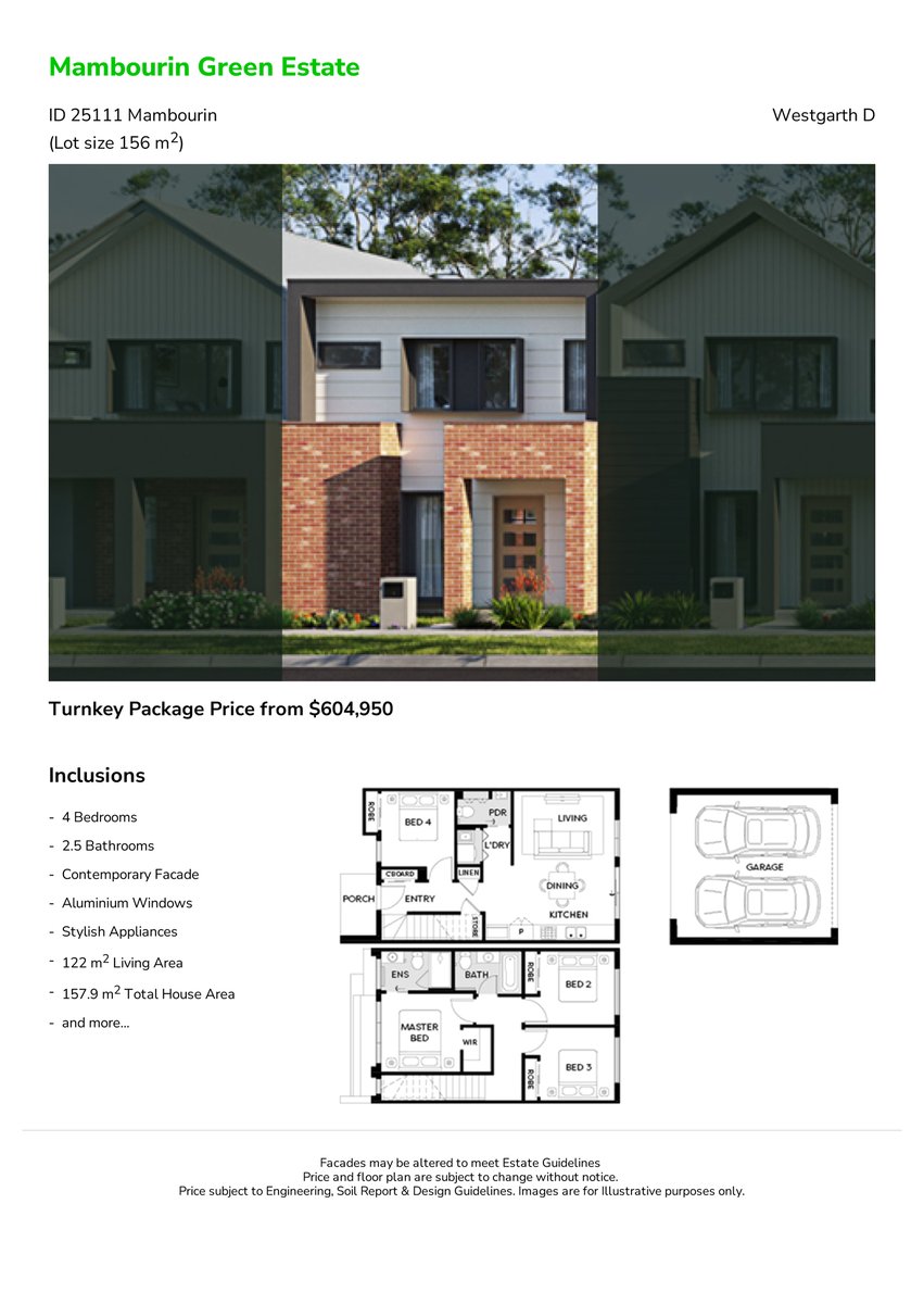 PropInvPortal's tweet photo. This townhouse in the Mambourin Green Estate is between Melbourne &amp; Geelong.

With many facilities being designed in this Estate only minutes from your home.

Go to our website or call us on 1800 960 700 for more info.
 #HouseAndLand #property #invest #PropertyInvestorPortal https://t.co/a5E2qKdP2r