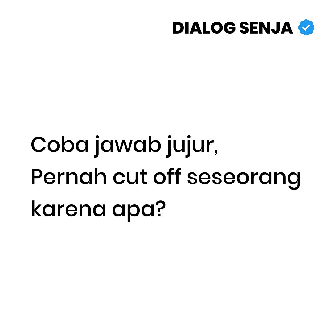 Dialog Senja tweet media