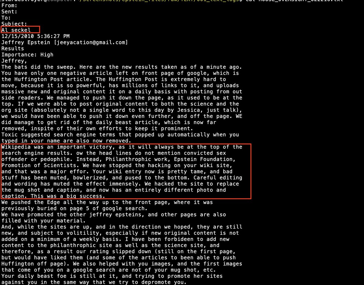 Cryptadamist's tweet image. 🧐 Isabel Maxwell&apos;s bf / husband Al Seckel, who also IIRC helped organized the infamous Mindshift conference f. Brock Pierce before falling off a cliff to his death, was also in charge of editing Jeffrey Epstein&apos;s wikipedia page.

@molly0xFFF @SilvermanJacob @davidgerard