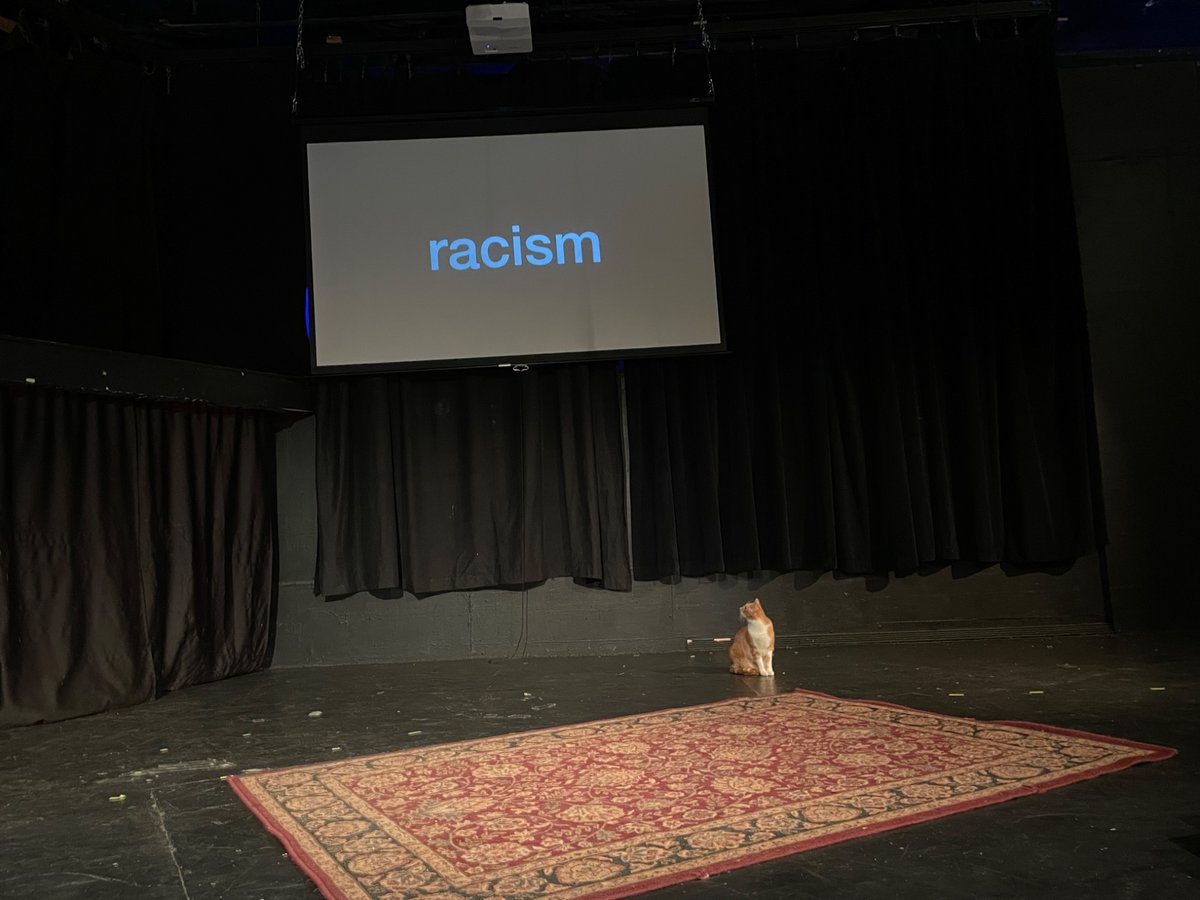 electrolemon's tweet image. my comedy special, Demi Adejuyigbe Is Going To Do One (1) Backflip, premieres tomorrow on @dropout at 4pm PT. i was too busy to take any BTS while shooting, so here is a BTS photo from the tour.