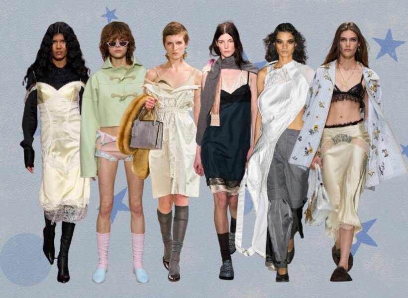 Бельевой стиль — ключевой макротренд года, а судя по последним Неделям моды, неглиже-кор со всеми составляющими (от скромных ретро-ночнушек Chloe до трикотажных труселей Kenzo и гранд-бюстгальтеров Vaquera) с нами как минимум до следующей осени… oml.pw/1jadb65gr