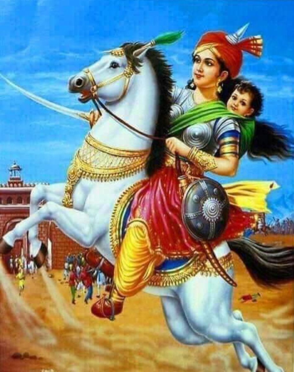 its__vs's tweet image. नारी शक्ति का सर्वश्रेष्ठ रूप....रानी लक्ष्मीबाई।
उनकी तलवार ने हमें स्वतंत्रता की पहली चिंगारी दिखाई।

रानी लक्ष्मी बाई जयंती पर कोटि-कोटि प्रणाम!🙏

#RaniLakshmibai #JhansikiRani
#StandWithDharma
