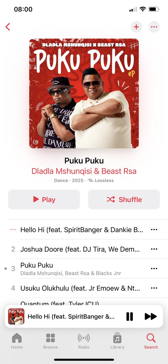 My current bangers, I need a rematch with Durban