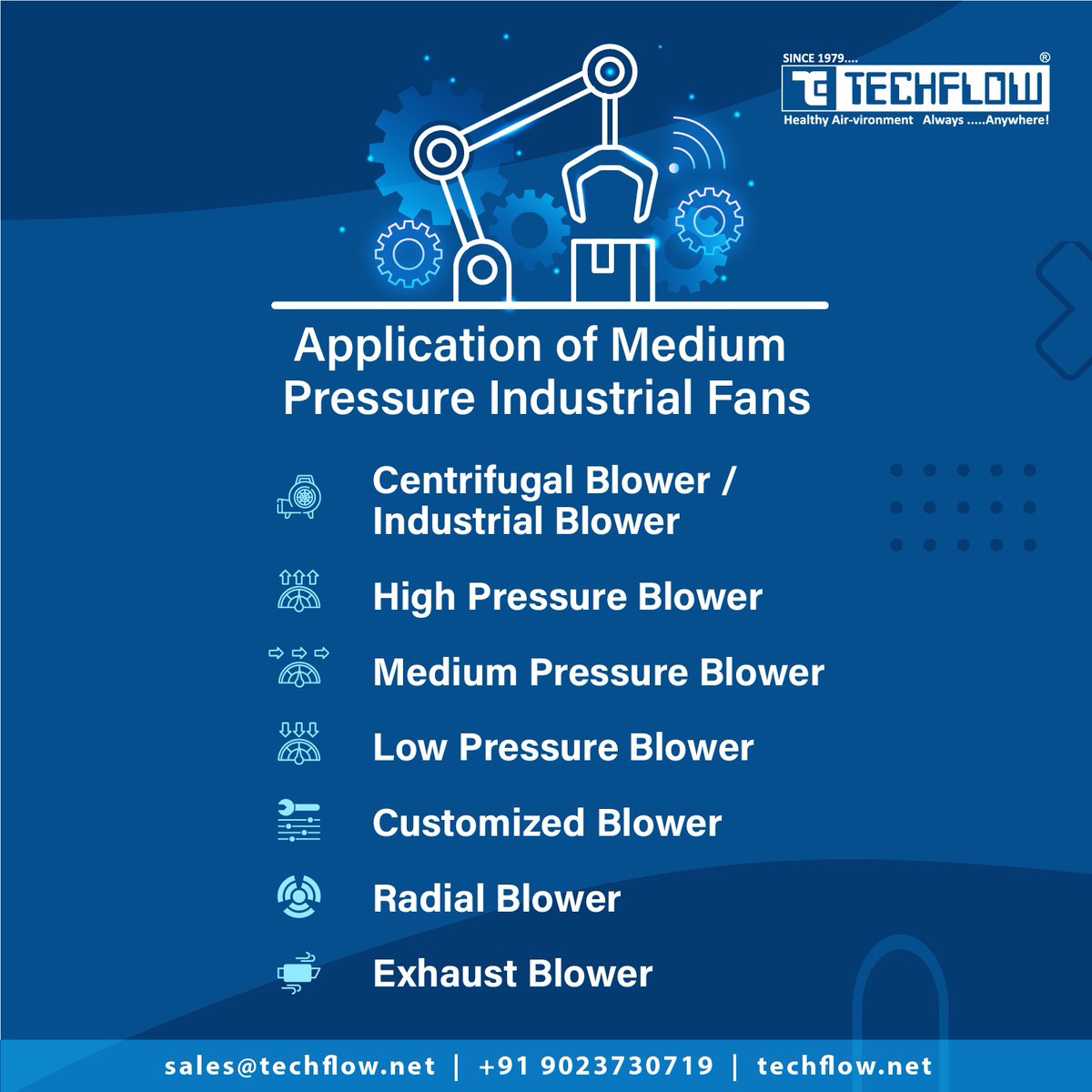 techflownet's tweet image. Rugged reliability for demanding airflow. 🏭

TECHFLOW Medium Pressure Fans move large air volumes efficiently.

Learn more: techflow.net/category/produ…

#TechFlow #IndustrialFans #HVAC #Engineering #HealthyAirvironment