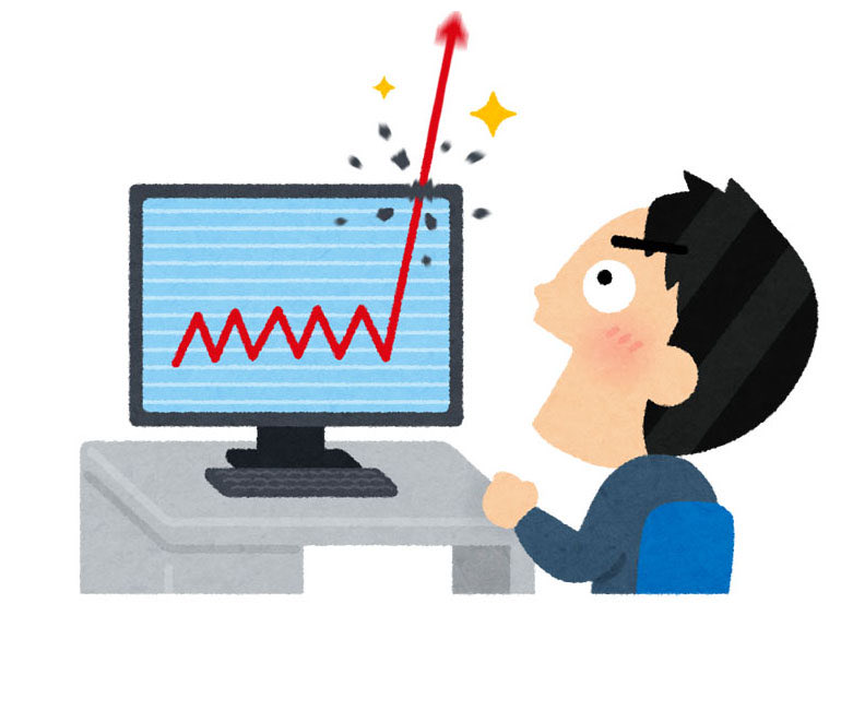 irasutoya's tweet image. 暴騰する株価のイラスト
irasutoya.com/2025/11/blog-p…