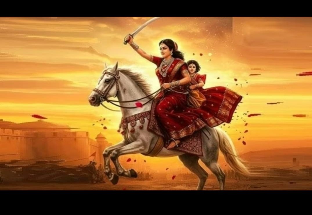 Satyaprakashut1's tweet image. भारत की वीरांगना बेटी झांसी की रानी लक्ष्मीबाई की जयंती हर साल 19 नवंबर को मनाई जाती है। उनका जन्म 19 नवंबर 1828 को वाराणसी में हुआ था।  जन्म तिथि: 19 नवंबर 1828जन्म स्थान: वाराणसी, भारत जय हिंद जय भारत जय हिंद की सेना