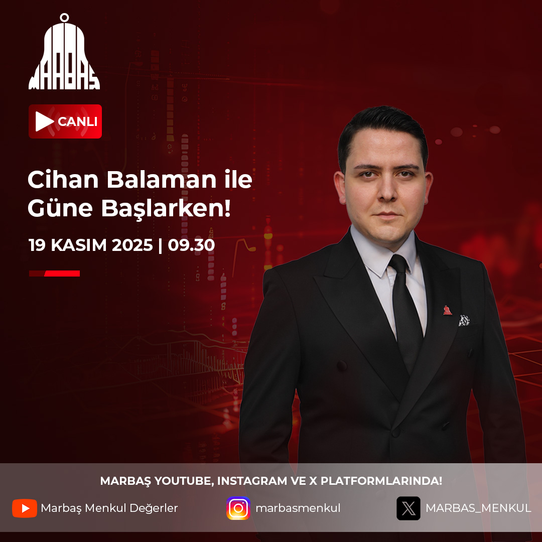 Cihan Balaman (<a href="/cihan_balaman/">Cihan Balaman</a>) ile Güne Başlarken 09:30'da Marbaş Menkul Değerler Twitter Hesabımızda!