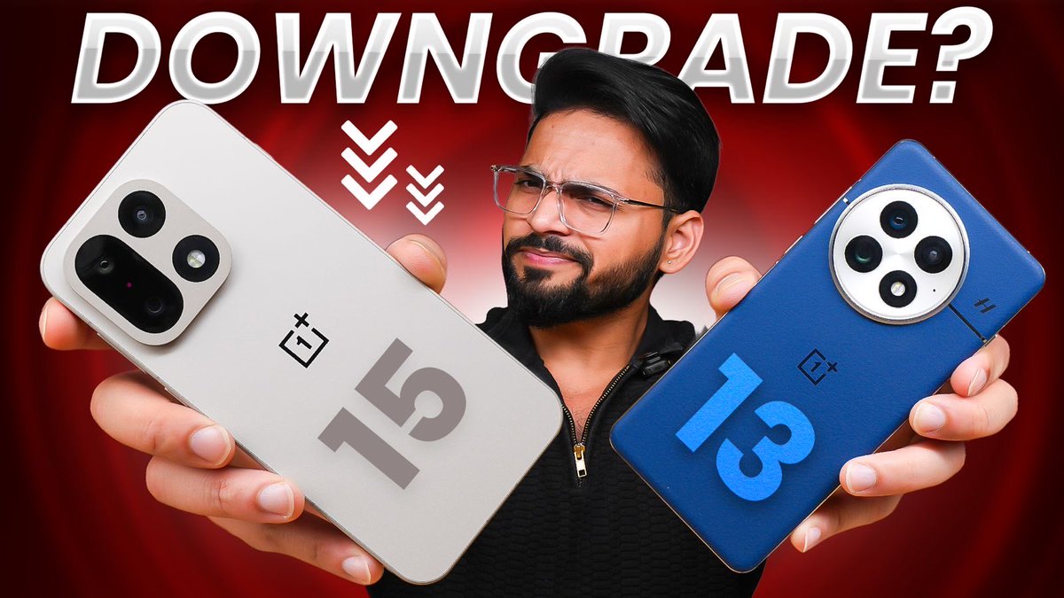 TechUnboxing5's tweet image. OnePlus 15 Review After 7 Days 🔥 | Upgrade or Downgrade .? 🤔 youtu.be/iKOl01tKits?si… 
@OnePlus_IN