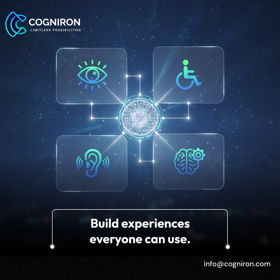 cogniron's tweet image. Accessibility is about respect, not checkboxes.

Qualiron - A Cogniron Company ensures products work for everyone through WCAG checks, assistive-tech support, contrast reviews, and real-world usability testing.

#AccessibilityTesting #InclusiveDesign #Cogniron #WCAGCompliance
