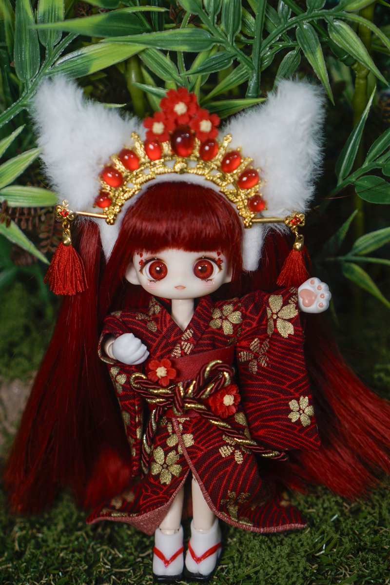 衣装とカチューシャがセットになった【わたしのきつね】OB11衣装セットです！
お耳がポイントです！！！
#アイドール東京