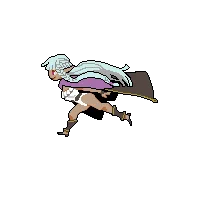 特にネタが思いつかないので自由に駆け回ってるロザリンデ。 #ユニ祭_自作素材