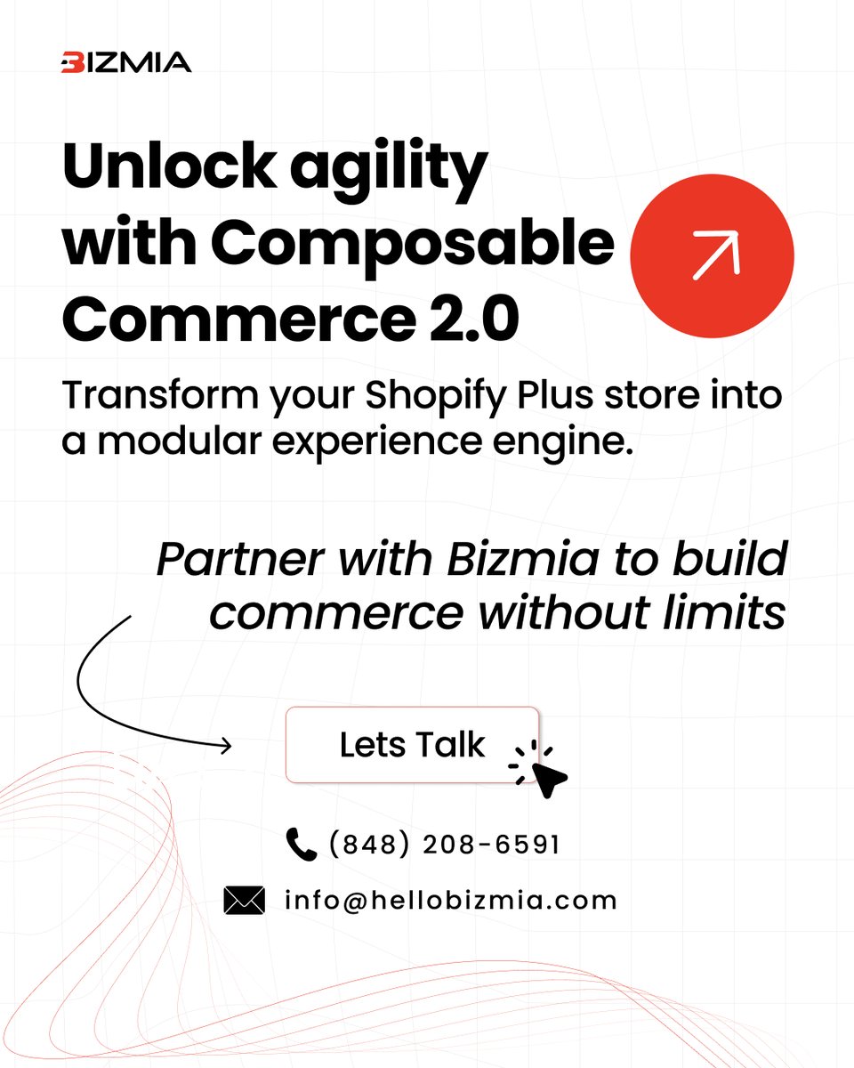 bizzmiallc's tweet image. #ComposableCommerce #ShopifyPlus #Bizmia #EcommerceInnovation #HeadlessCommerce #MicroFrontends #ShopifyDevelopment #Ecommerce2025 #DigitalTransformation