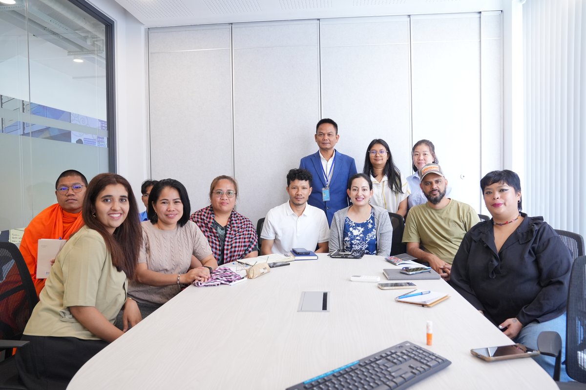 KRTribunal's tweet image. On the morning, November 15, 2025, ECCC  welcomed a group of ten students from the Master of program in Applied Conflict Transformation Studies (ACTS) program at the Paññāsāstra University of Cambodia (PUC) for a visit to the ECCC Resource Centre.
#ECCC #Peacebuilding