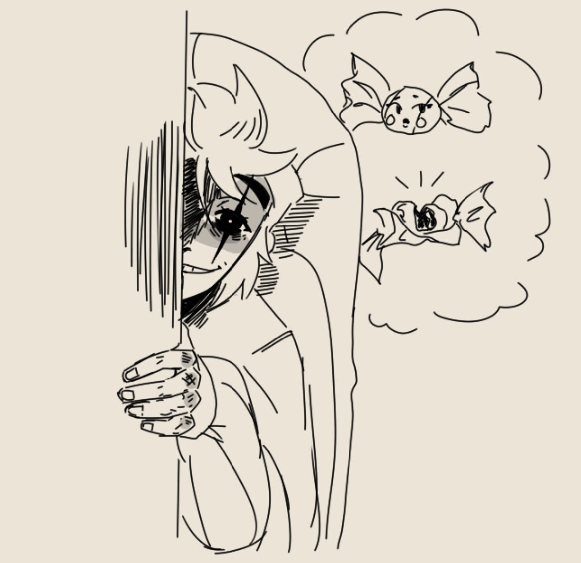 Perdón la inactividad, no tengo mucho tiempo de dibujar x) #mandy #chester Ah si, Chester esquizofrenico ha vuelto, felicidades shinji