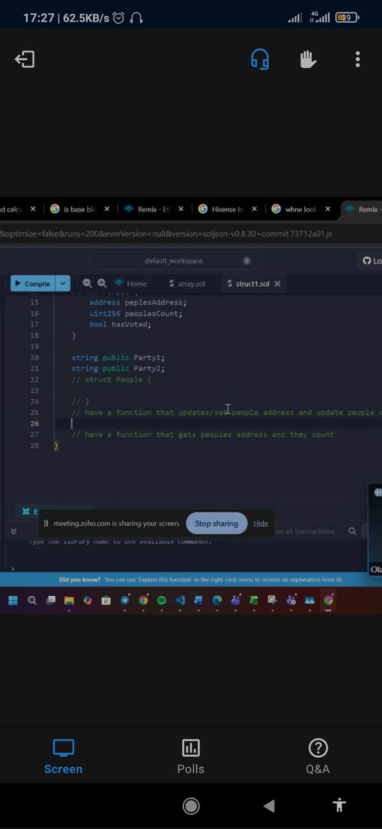 Damotech421's tweet image. &quot;The higher I go, the deeper I grow into becoming a Web 3 Smart contractor. Grateful for 4 weeks of intense learning with @techcrush cohort4. Bringing on the challenge! #TechcrushOneMonthRecap @TechCrushHQ&quot;