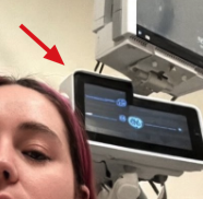 Warrradu's tweet photo. @GraycenVT @Scrubings Sorry, but you could just check the monitor to see it's AI. Instead you used another AI that gave bad "proof". For example, the "giant surgical lamp" looks exactly the same as in the original, which probably is not AI. https://t.co/at4sqSNmK2
