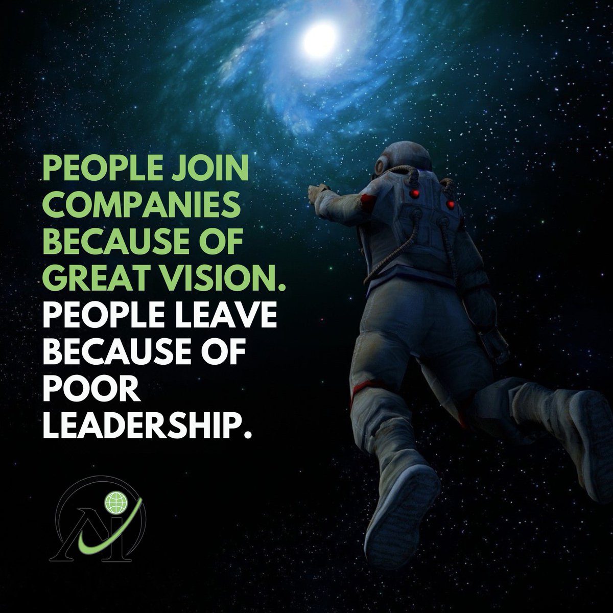 People Join Companies Because of Great Vision.
People Leave Because of Poor Leadership.
#Leadership #LeadershipMatters #LeadershipDevelopment #Management #Business #Entrepreneurship #itvalley24h