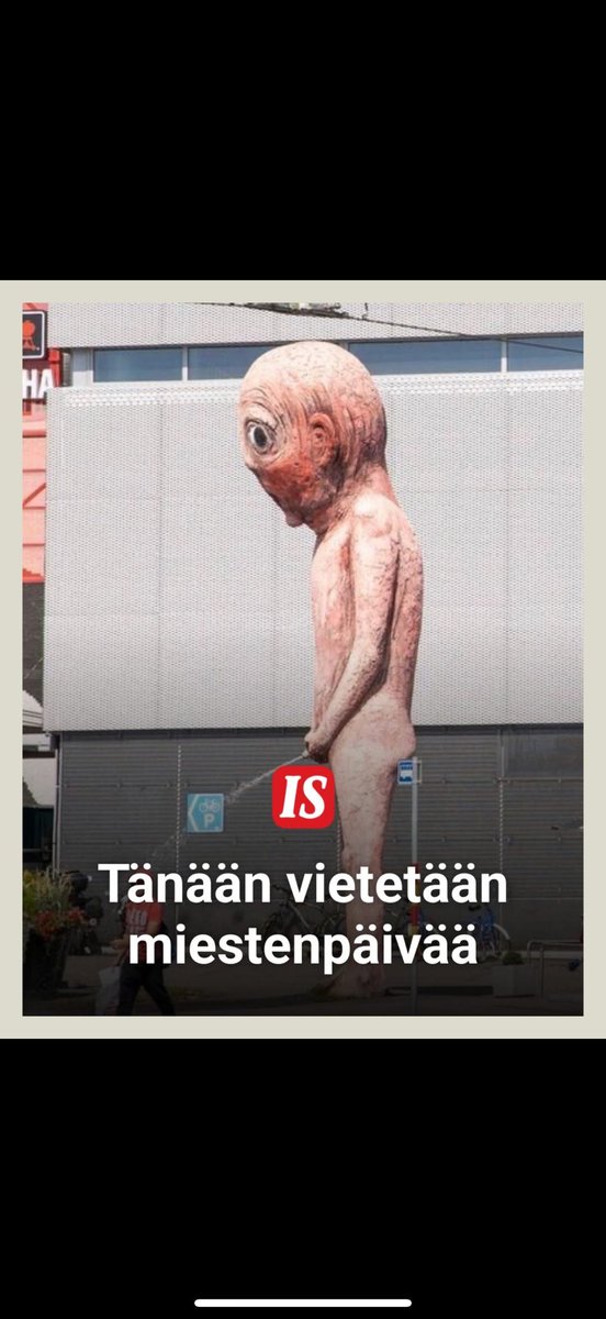 Hyvää miestenpäivää Miehet! 

IS:n kuvituskuvan valinta on ”vähän” outo mutta tämä päivä on teille jotka pissaatte seisaaltaan 🥂