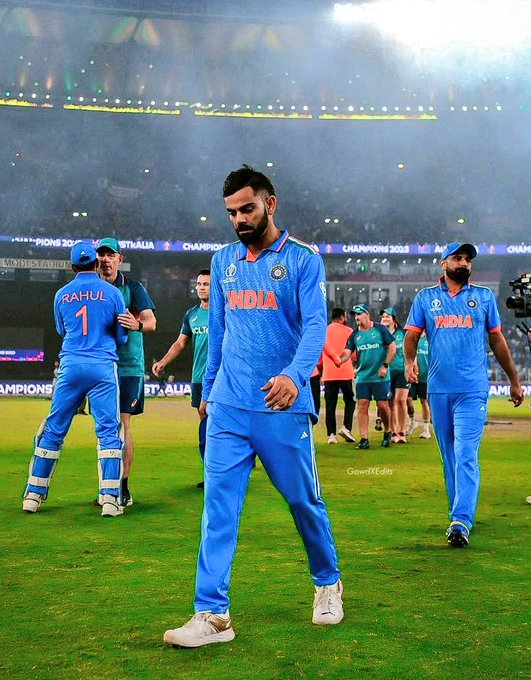 akhilpachori's tweet image. Kohli - 765 runs
Rohit - 597 runs 
Iyer - 530 runs 
Rahul - 452 runs 
Gill - 354 runs 
Shami - 24 wickets 
Bumrah - 20 wickets 
Jadeja - 16 wickets &amp;amp; 120 runs 
Kuldeep - 15 wickets 
Siraj - 14 wickets  

19 November 2023 #CWC23 THE MOST CRUEL END TO THE GREATEST EVER TEAM