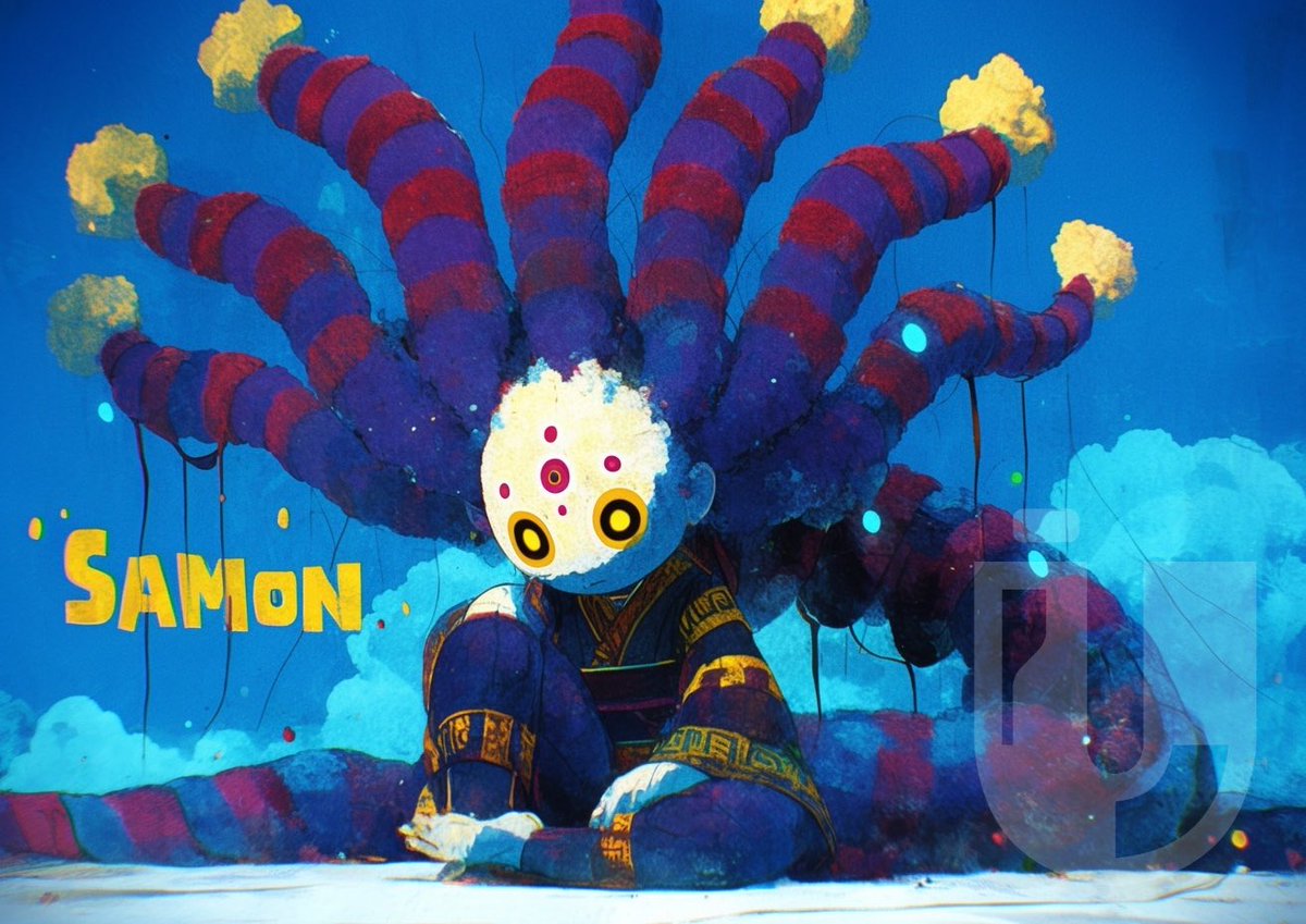 SFW / Safe for work. No nudity.

『SAMON』
サムデモの中から生まれた、
サムデモの神✨️👼✨️
姿を現す度に姿を変える

#AIart #AIGenerated #Generated #SFW #DigitalArt #nijijourney #GodofSAMDEMO