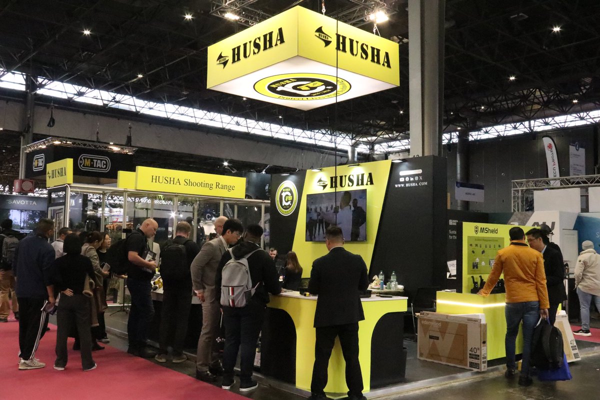 GunHusha's tweet image. With the mission to protect life with technology, HUSHA exhibited its solution at Milipol Paris 2025, which has caught the attention and affirmation of professionals from various countries. The exhibition will be held from Nov 18-21, Welcome to visit our booth: F-106, Hall 4.