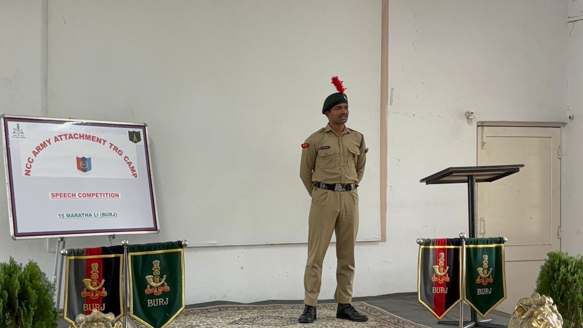 MIT_Updates's tweet image. Recently our two students participated in a 12-day long state level NCC camp held at Aundh Military Station, Pune by 15th Maratha Light Infantry – Burj, Indian Army. #mit_csn #indianarmy #ncc #unityanddiscipline