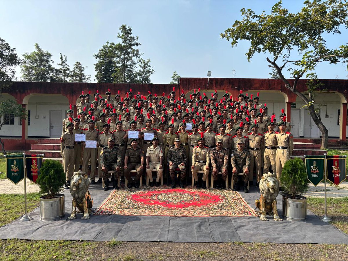 MIT_Updates's tweet image. Recently our two students participated in a 12-day long state level NCC camp held at Aundh Military Station, Pune by 15th Maratha Light Infantry – Burj, Indian Army. #mit_csn #indianarmy #ncc #unityanddiscipline