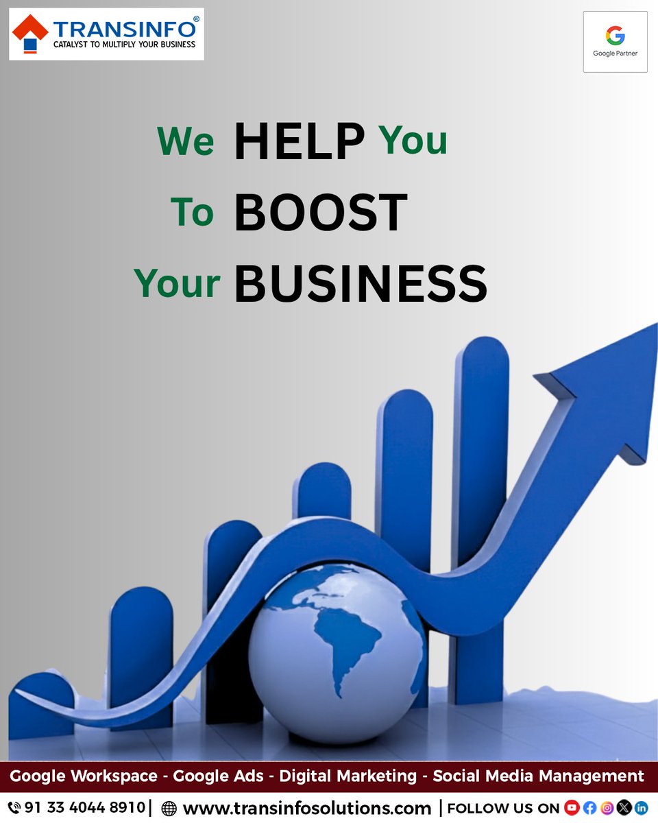 transinfosol's tweet image. From Strategy to Success — We Empower Your Business to Grow Smarter, Scale Faster, and Perform Better.

Ready to level up? Let’s talk!
Call Us Now On: 91 33 4044 8910
Or, Visit: transinfosolutions.com

#TransinfoSolutions #Transinfo #BusinessGrowth #DigitalMarketing #GoogleAds