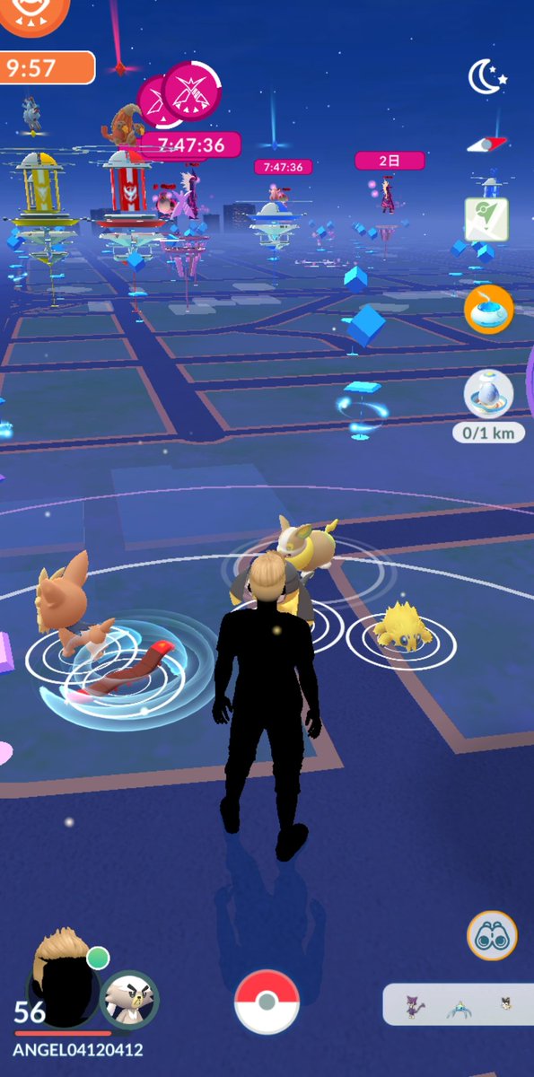 Angel_PokemonGO's tweet image. 怖\=͟͟͞͞(꒪ᗜ꒪ ‧̣̥̇)/
 #ポケGO  #ポケモンGO