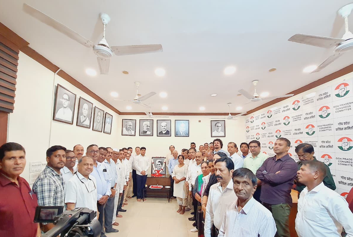 INCGoa's tweet image. Congress Party commemorated the Birth Anniversary of Iron Lady Indira Gandhi at Congress House in the presence of President @amitspatkar, MLA @carlosgoa25  Ex. MP Francisco Sardinha, Senior VP @MKShaikGoa &amp;amp; other Congress Functionaries.
