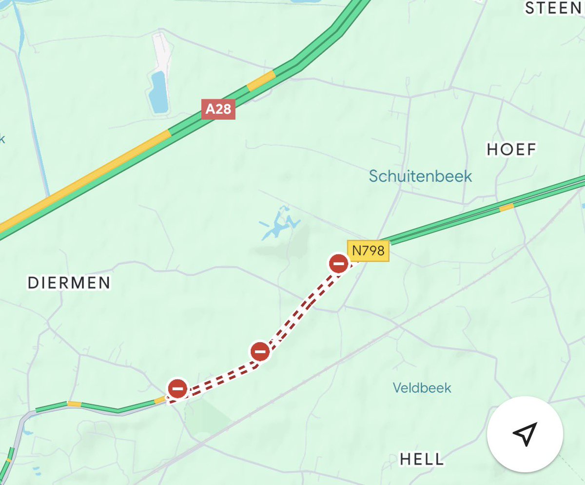 Ernstig verkeersongeluk op Nijkerkerstraat tussen Putten en Nijkerk