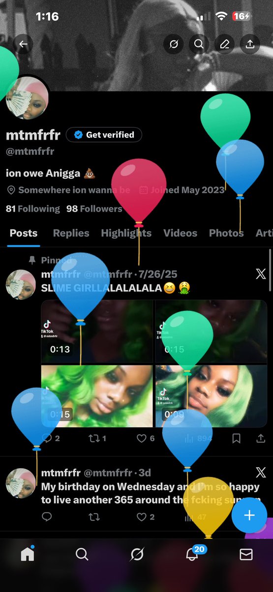 mtmfrfr's tweet photo. Happy birthday to the fcking queennnnnn https://t.co/52O93yMdCe