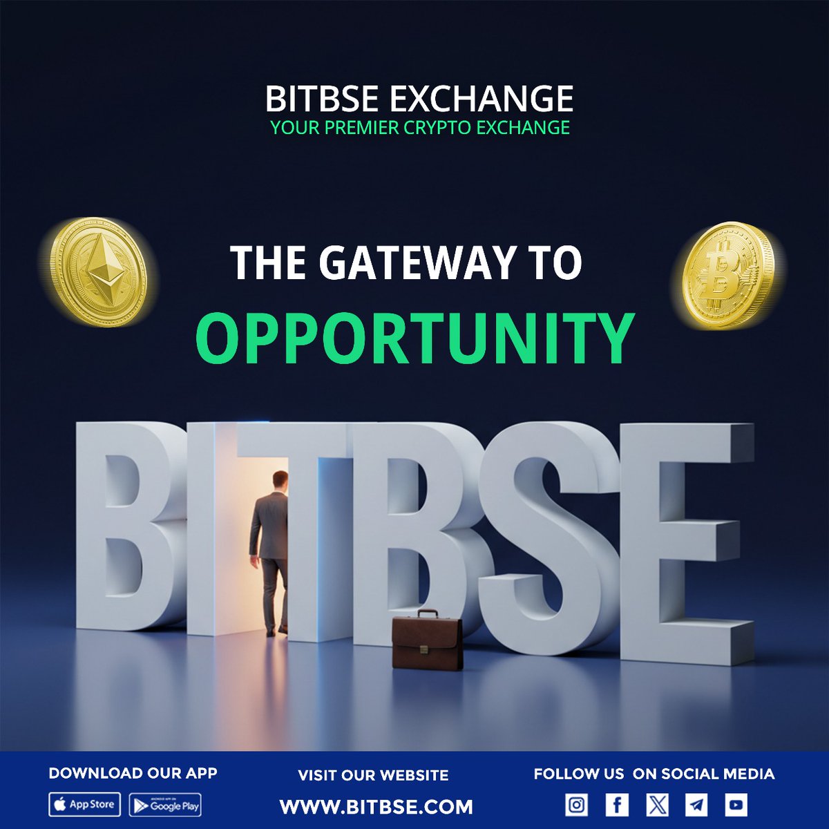 bitbse's tweet image. &quot;Step into the future of trading with Bitbse Exchange — your true gateway to new opportunities!&quot;✨💯
.
#BitbseExchange #CryptoOpportunity #TradeSmart #CryptoTrading #BlockchainFuture 
.
.
Disclaimer: Nothing on this page is financial advice, please do your own research!