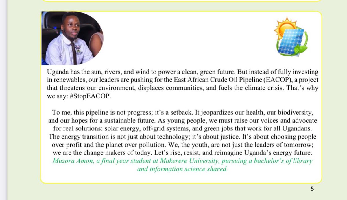 CERAIUg's tweet image. 💡What do students say about energy transition,how does it look &amp;amp; how they envision a future free from fossil fuels. Is renewables the answer🔆? Through our university debates we create platform for students to discuss &amp;amp; share opinions. Read 📸
#JustTransition #RenewableEnergy