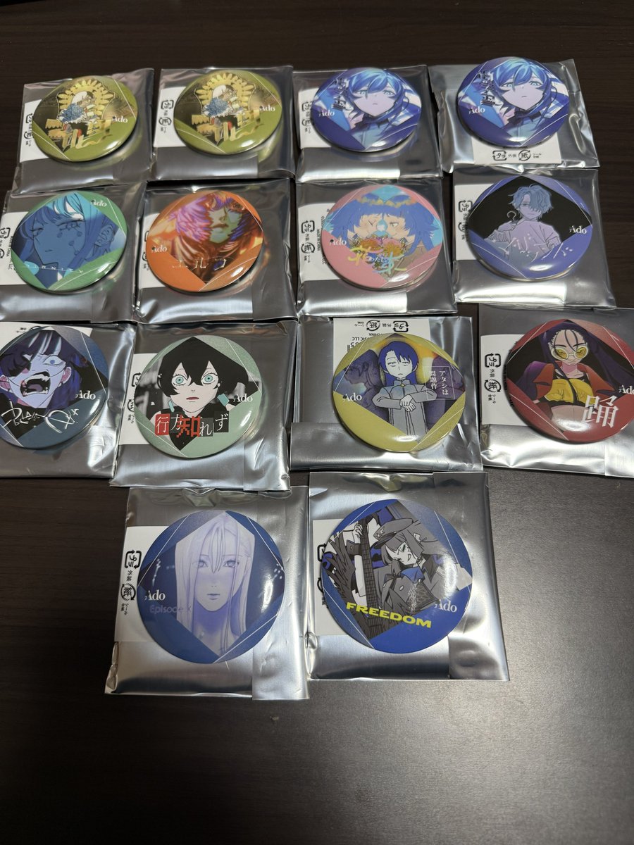 Ado POP-UP缶バッジ交換お願いします 譲→写真 求→夜のピエロ