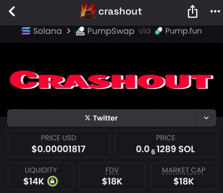 mooning_gems's tweet image. #Crashout $18K → $151k MC📈 
No hype. No noise.
Raw charts in TG.
Calculated alpha only.
DM to connect.🎯💯 

5sdx834vLLLzTUtYgN8ufqaxGjnAuz7FTbr97MPSpump