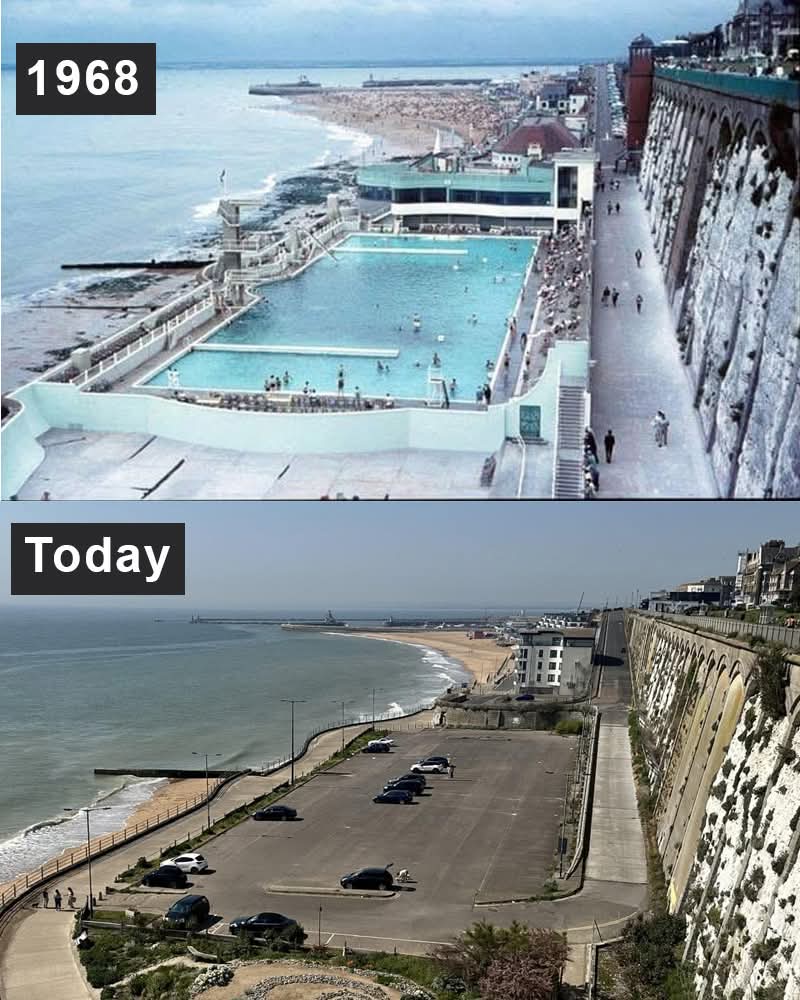 GregorHorvatic's tweet image. #RamsgateMarina #BathingPool 🇬🇧

Opened in 1935 #ArtDeco #seawater pool was once a lively on the Kent coast. It closed in 1975 and was eventually replaced by a car park.

Source: Media Group
#archidesiign #architecture #design #travel #photography #europe #swimmingpool #uk