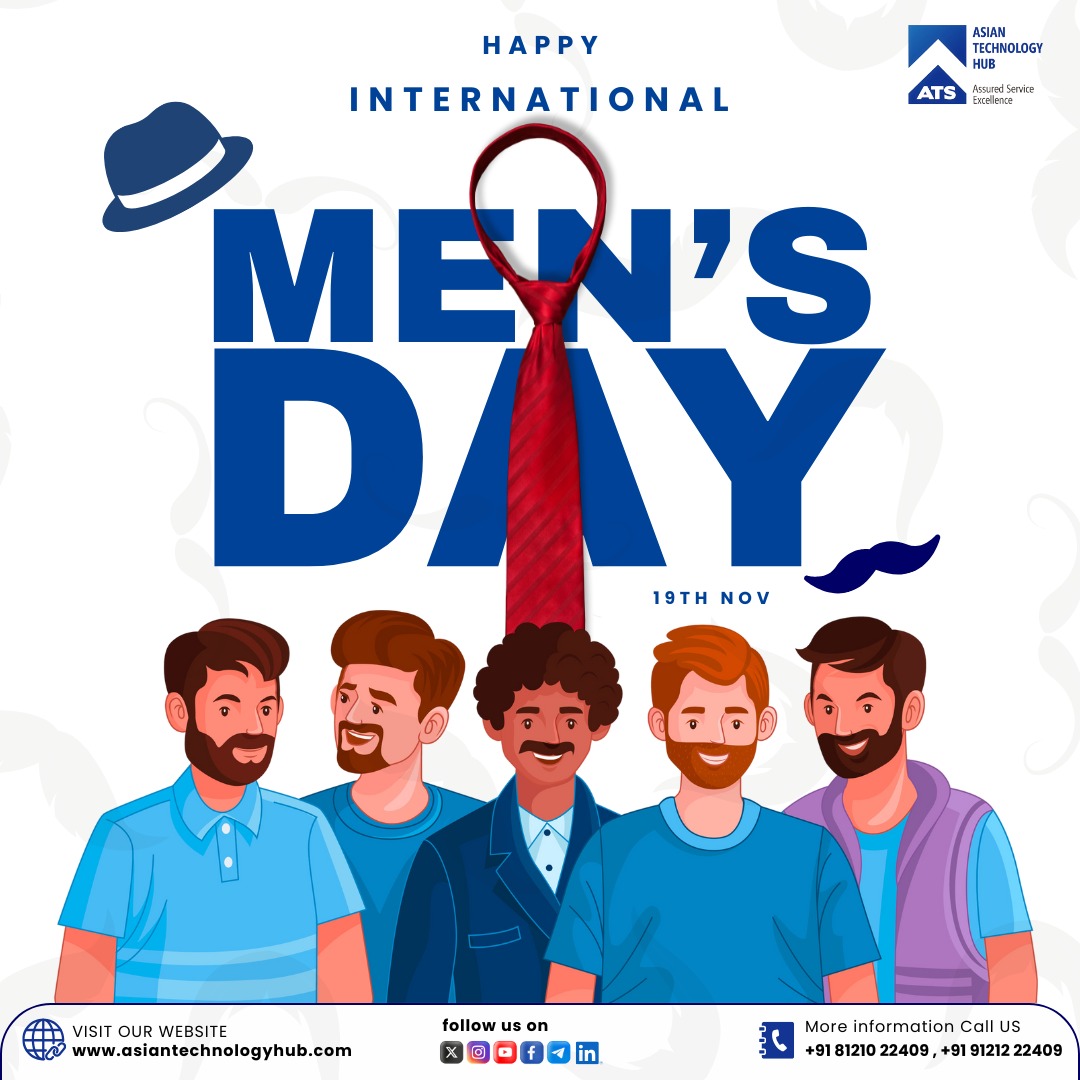 ATS_TechHub's tweet image. ✨ Happy International Men’s Day!
Celebrating the strength, kindness, and dedication of all the incredible men around us.

New Batches Starting — Register Now 👉 tally.so/r/mREvJQ

📍 Madhapur, Hyderabad
— Asian Technology Hub

#MensDay2025 #ATH