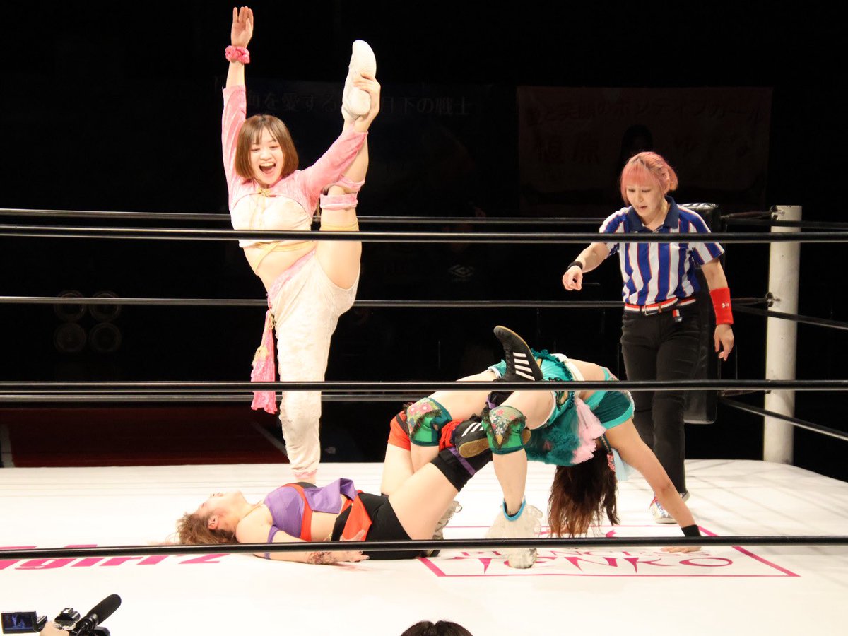 puyo_dai's tweet image. 【 2025.11.15 】 ACTwrestling Step66 新木場公演

☆ 永井絵梨沙さん②
     （ 1.Tag team match ）

#永井絵梨沙
#Polaris
#アクトレスガールズ