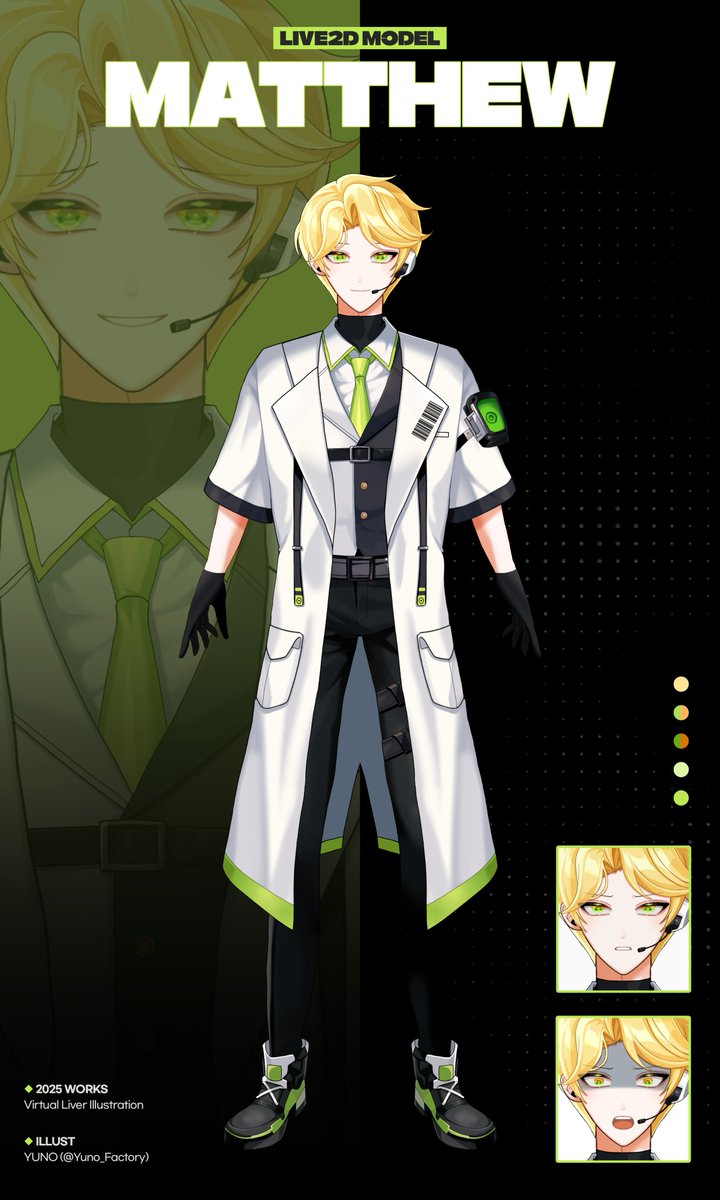 Yuno_Factory's tweet image. 💡
#Vtuber #Vtuberart #Vtubermodel #버튜버 #Live2Dmodel #Vtuberdesign