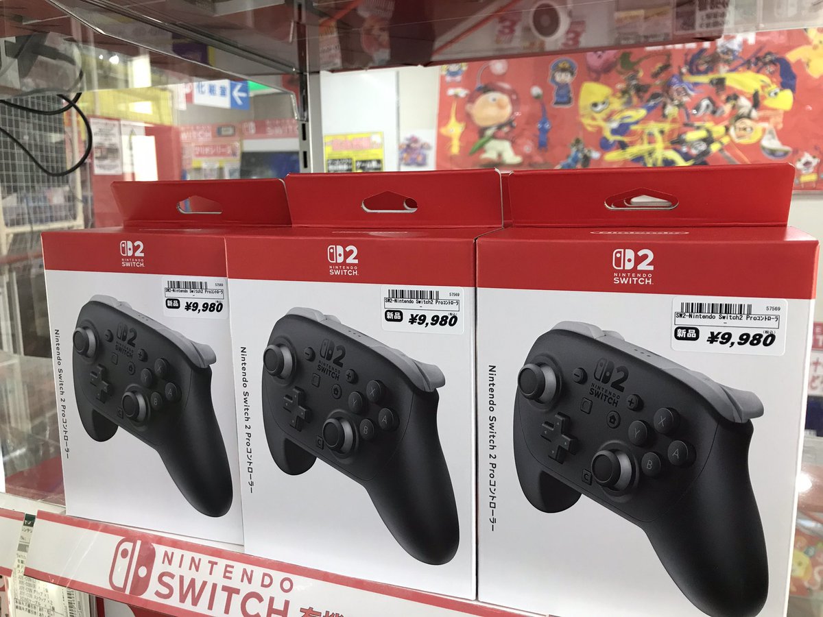 SWITCH2 Proコントローラー“たくさん”入荷しました‼️ SWITCH用 