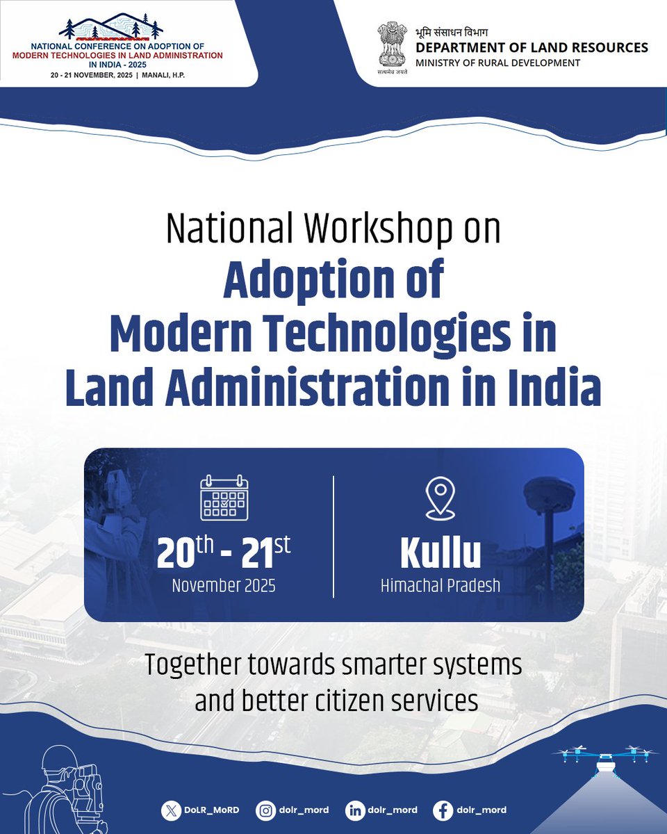 Department of Land Resources, GOI tweet media