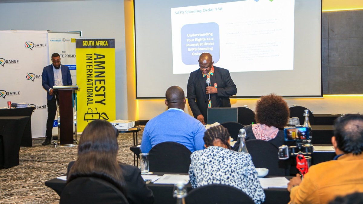 LHR_SA's tweet image. 📣 #createproject in Durban 📣

@SAEditorsForum and @AmnestySAfrica hosted a two day workshop on 29 and 30 Sep 2025 focused on resilience, accountability and the media environment. Journalists and human rights defenders came together to sharpen safety practices.