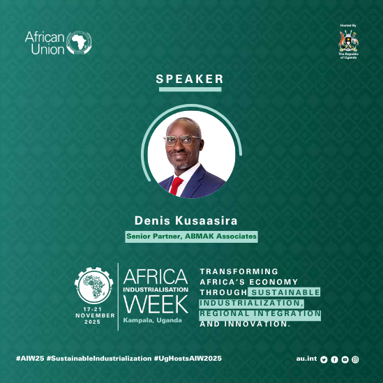 AbmakAssociates's tweet photo. Our Senior Partner @DenisKusaasira  will speak at #AfricaIndustrializationWeek on advancing mineral value addition through the AU Commodity Strategy. He brings extensive experience advising mining projects and supporting responsible resource development.
#ABMAK  #AIW2025 https://t.co/3Ikr1tJ0ye