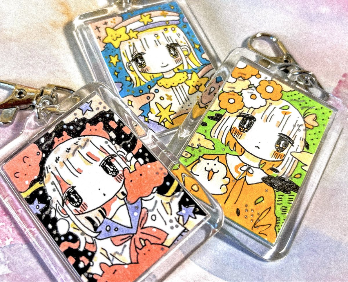 nenane0833's tweet photo. キーホルダー作ったよん🌟 https://t.co/6ESAIi8qtp