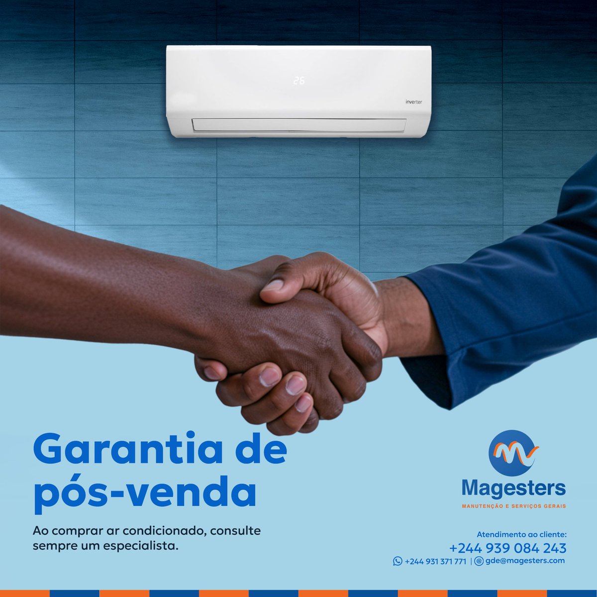 🔹Ao comprar um ar condicionado, consulte um especialista. Marca boa não é só a que ''gela bem❄'', é a que assegura pós-venda sério, com peças sobressalentes facilmente disponíveis no mercado

Sem isso, qualquer avaria vira semanas de espera, desconforto e gastos desnecessários.