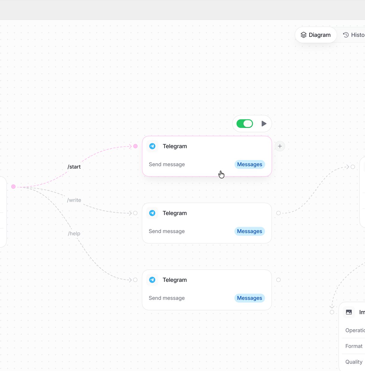 oojiii_'s tweet image. Trying to make complex logic look friendly.

Is the UI too minimal for a workflow builder, or just right?